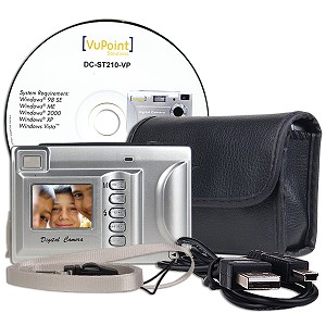 VuPoint 2.0MP 4x Digital Zoom Camera (Silver)